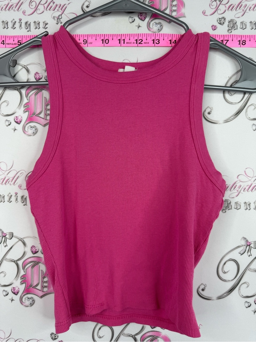 Garage Magenta Tank Ribbed Muscle Tee